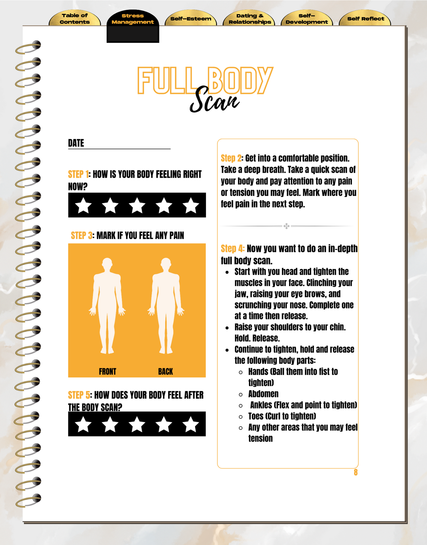 DIGITAL WORKBOOK- BET On Yourself: Self-Development Workbook