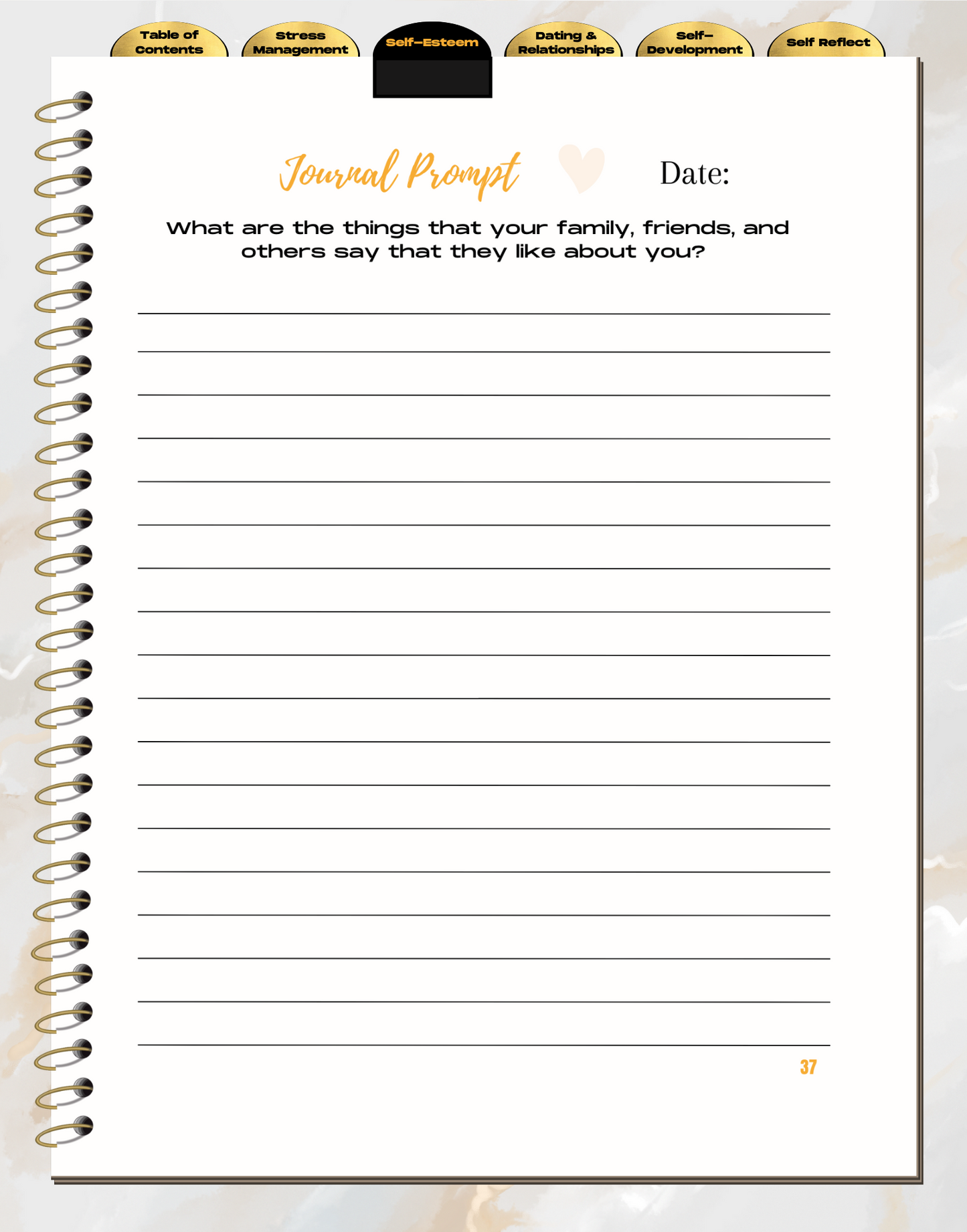 DIGITAL WORKBOOK- BET On Yourself: Self-Development Workbook